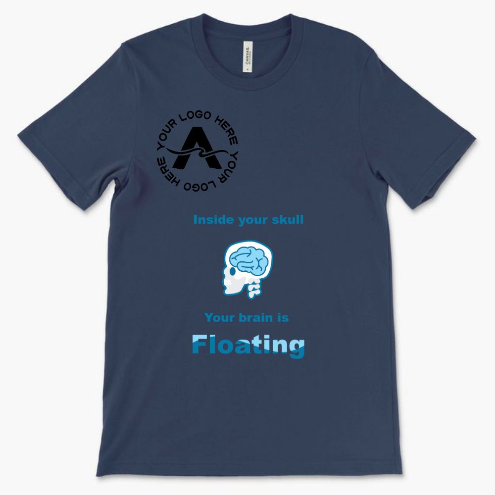 Inside your Skull Your Brain is Floating *With Your Logo*