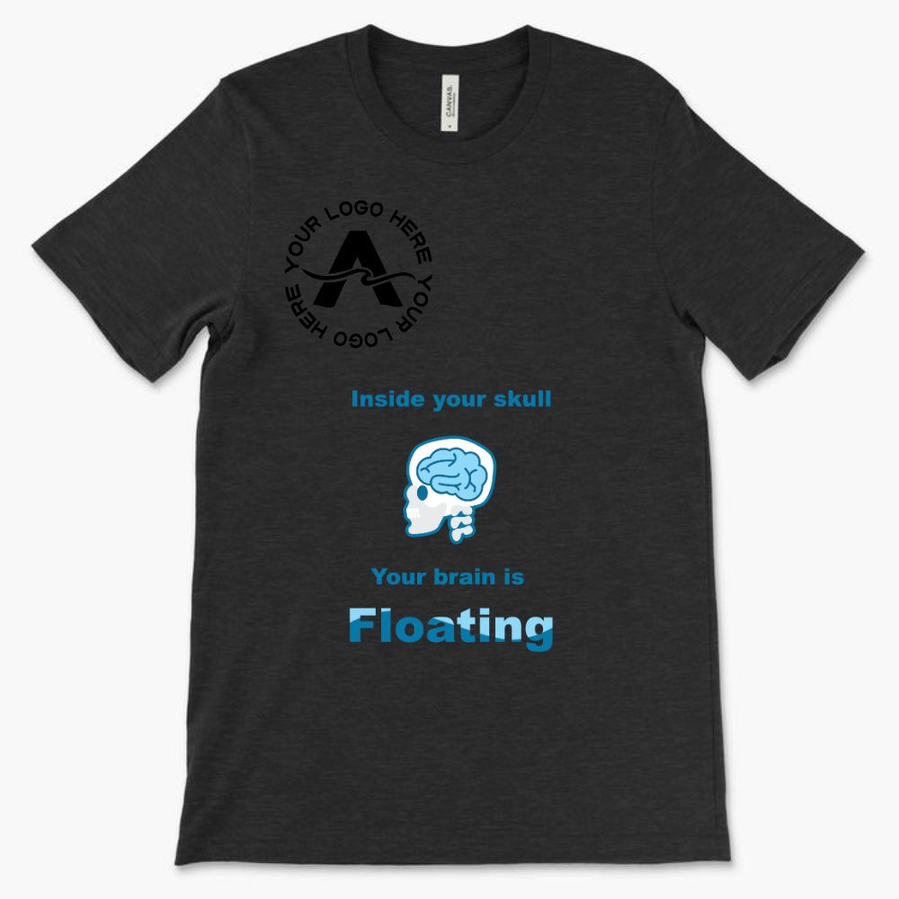 Inside your Skull Your Brain is Floating *With Your Logo*
