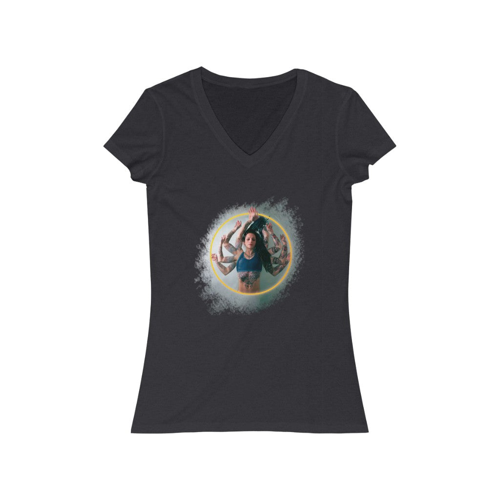 8 Arms - Short Sleeve V-Neck Tee