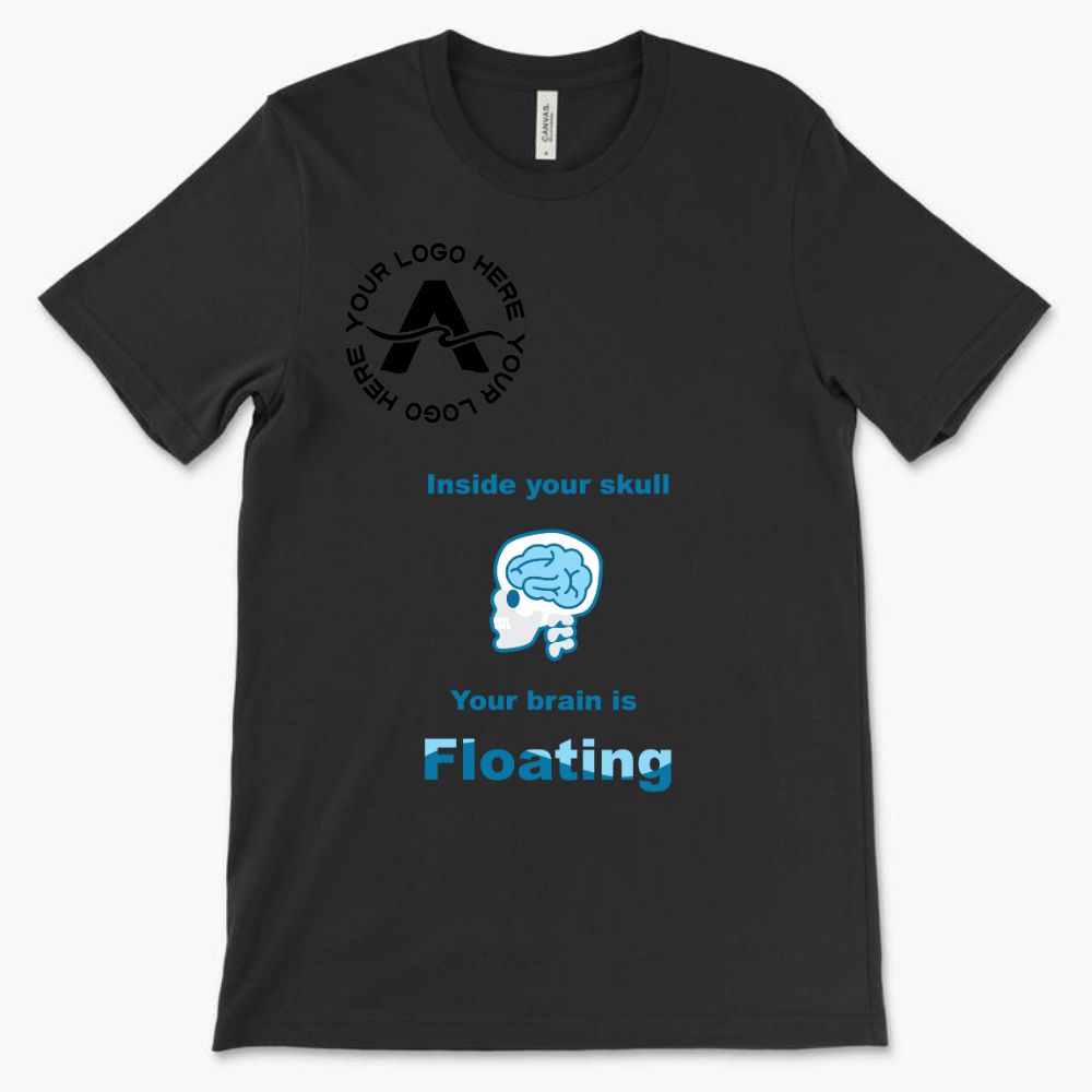 Inside your Skull Your Brain is Floating *With Your Logo*