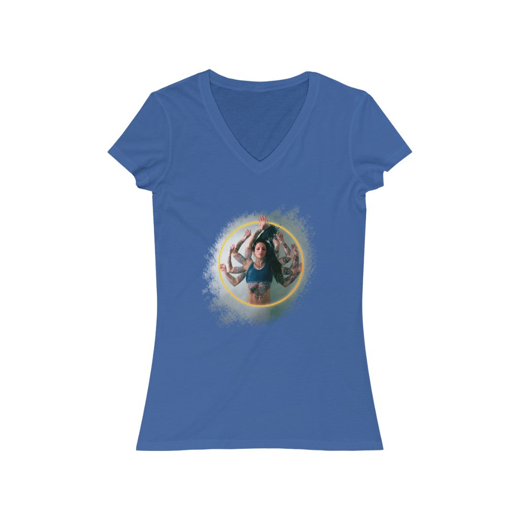 8 Arms - Short Sleeve V-Neck Tee