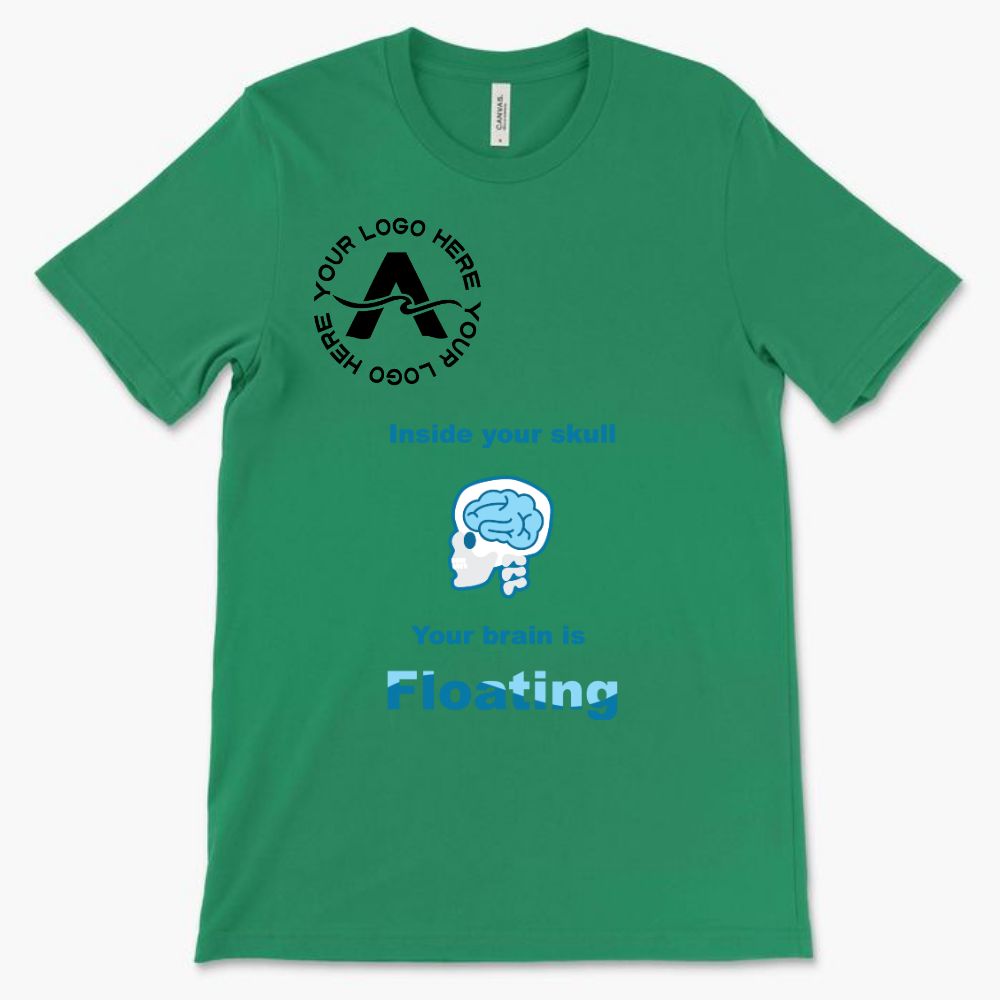 Inside your Skull Your Brain is Floating *With Your Logo*