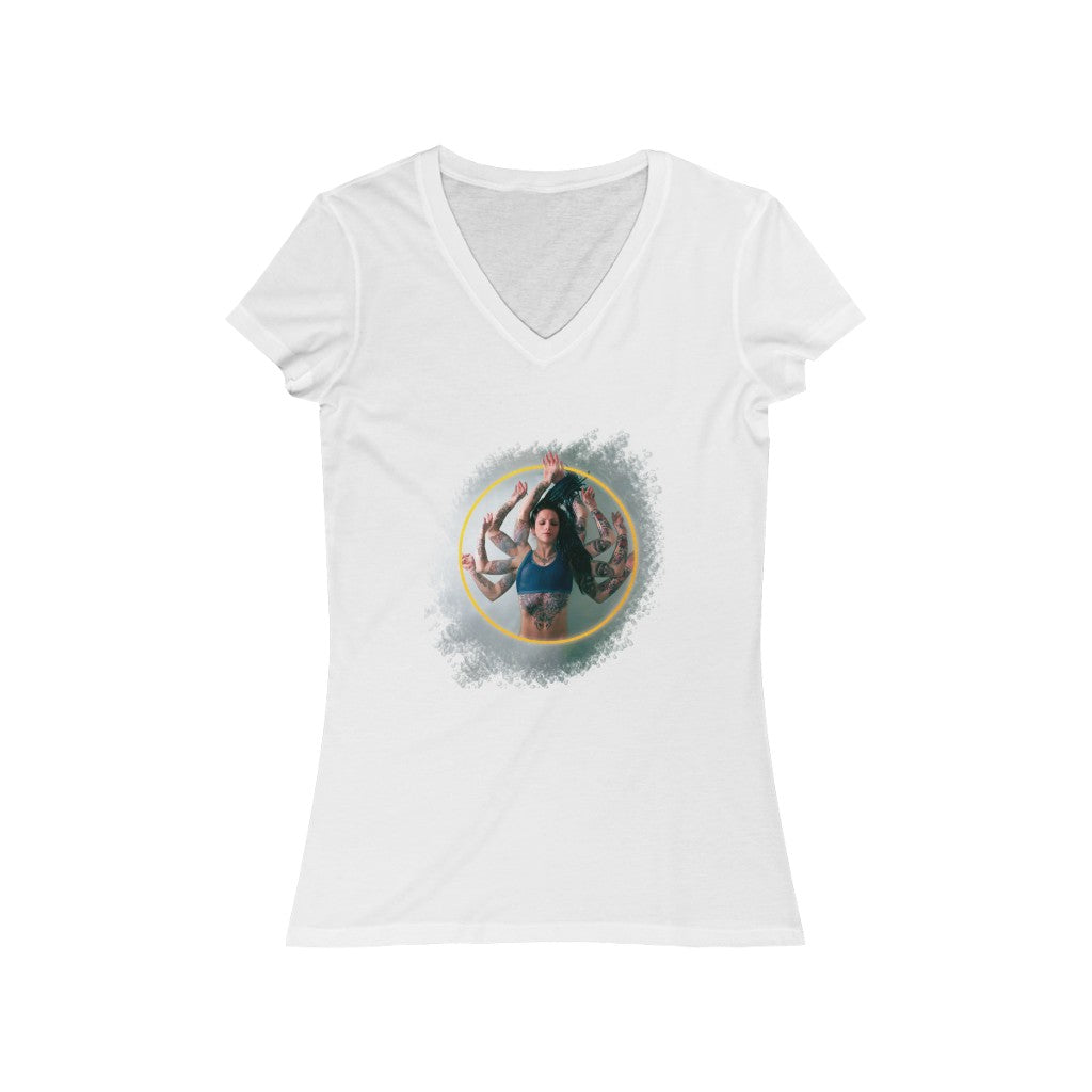 8 Arms - Short Sleeve V-Neck Tee