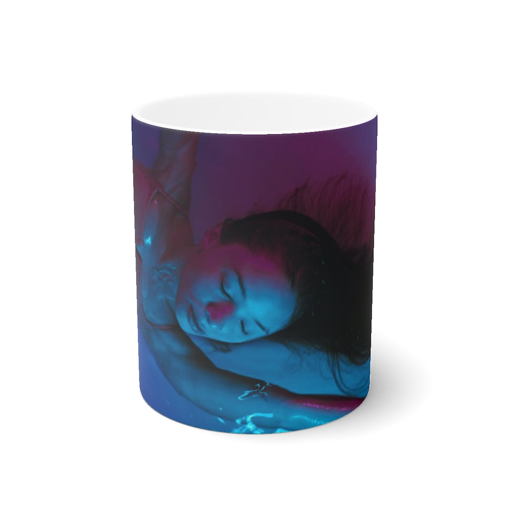 Miranda - White Ceramic Mug, 11oz