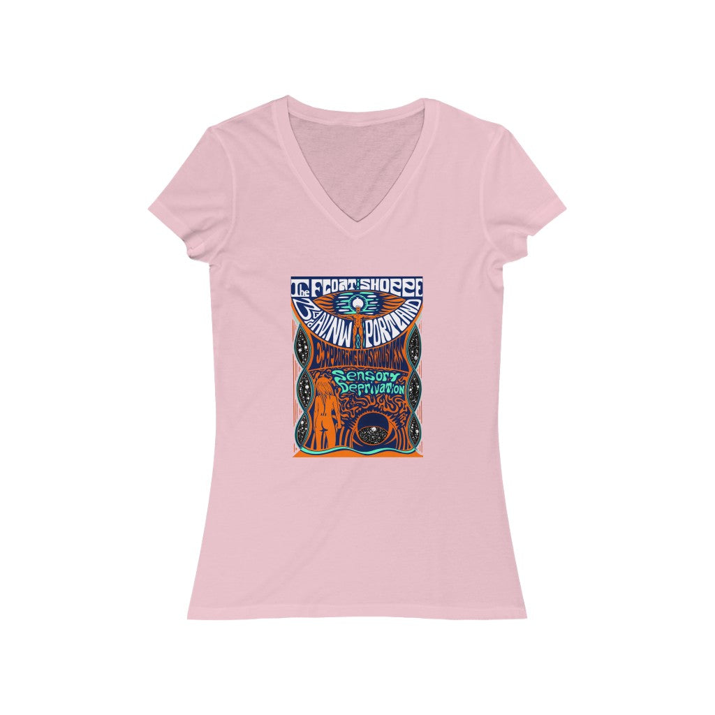 The Float Shoppe Retro - Short Sleeve V-Neck Tee