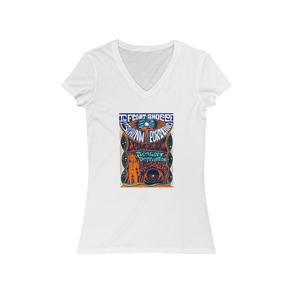 The Float Shoppe Retro - Short Sleeve V-Neck Tee