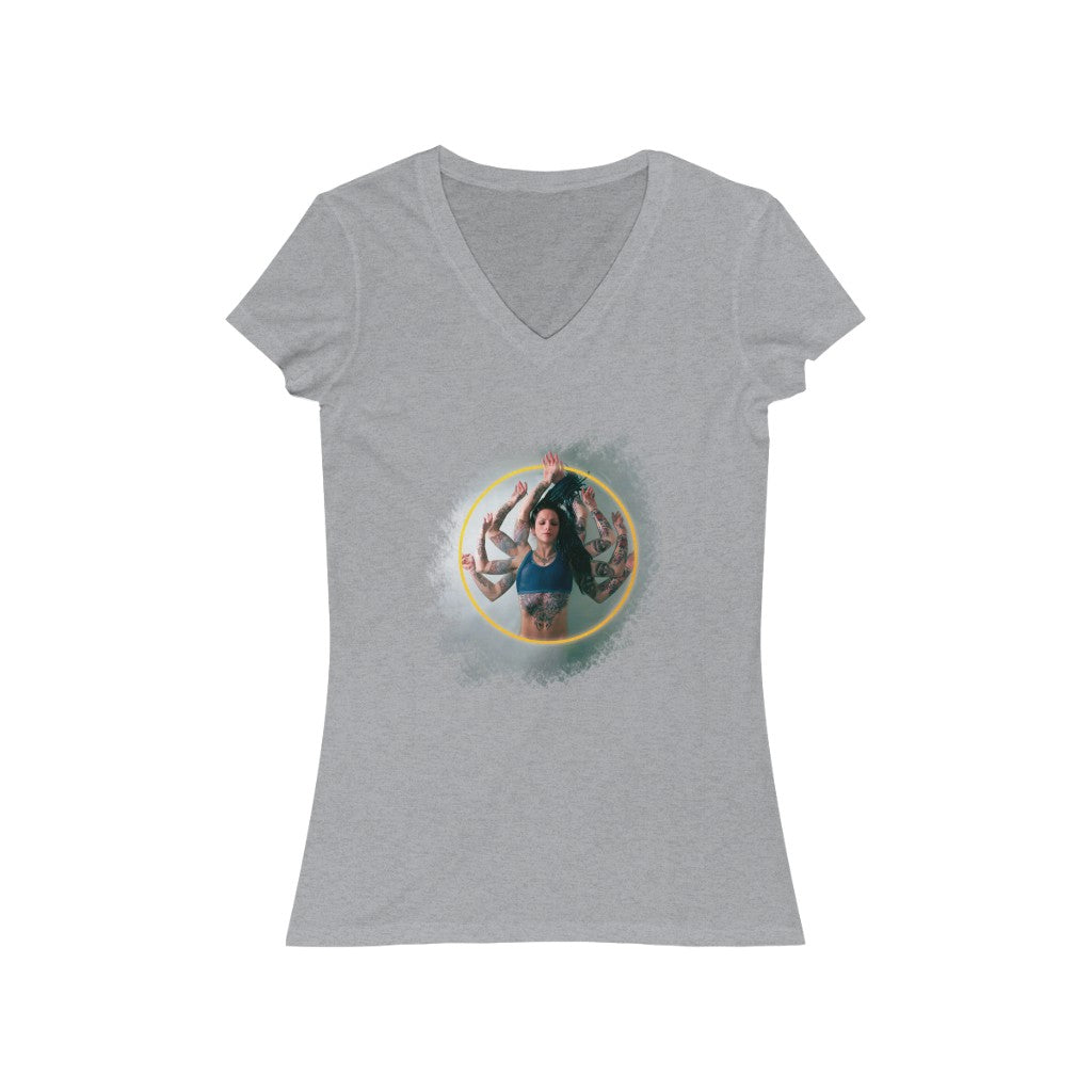 8 Arms - Short Sleeve V-Neck Tee