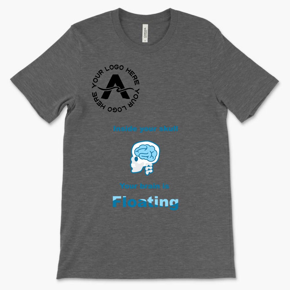 Inside your Skull Your Brain is Floating *With Your Logo*