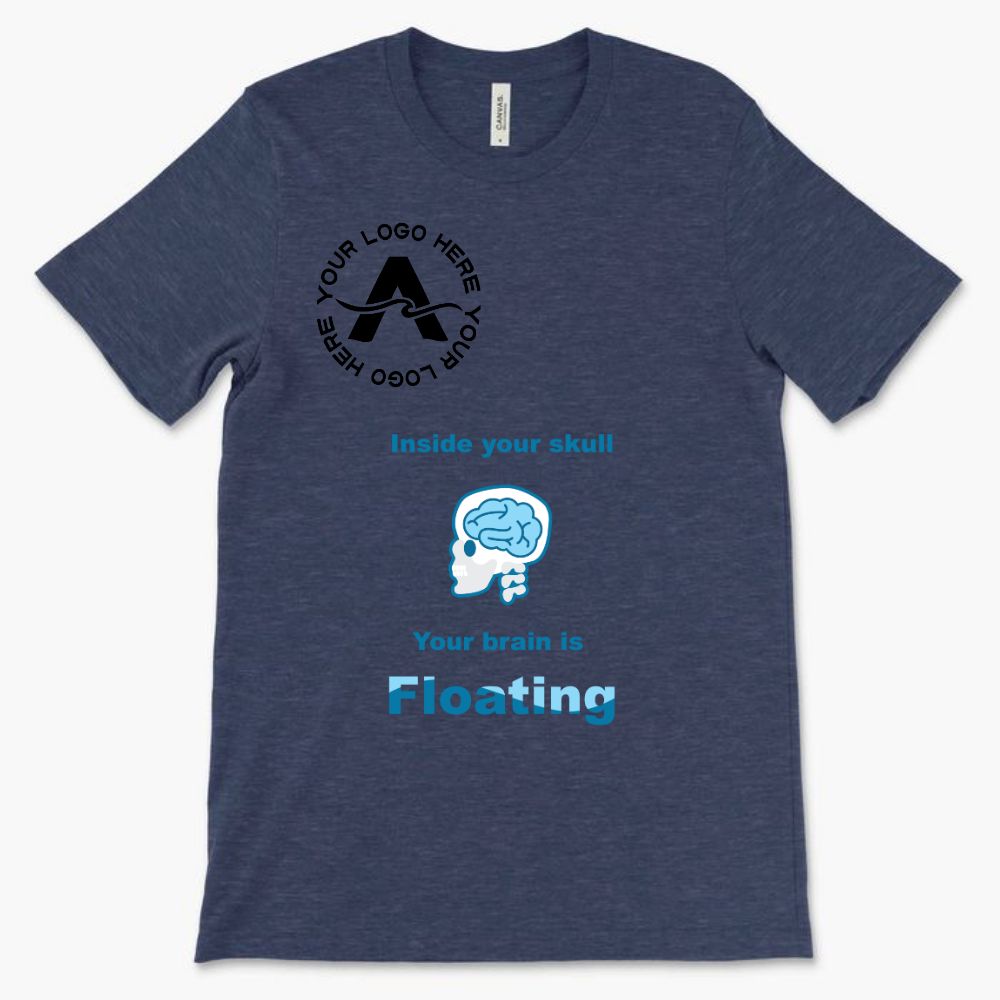 Inside your Skull Your Brain is Floating *With Your Logo*
