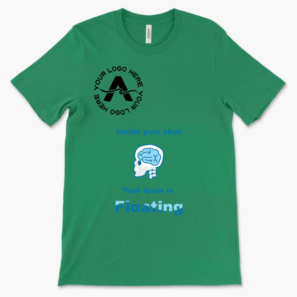 Inside your Skull Your Brain is Floating *With Your Logo*
