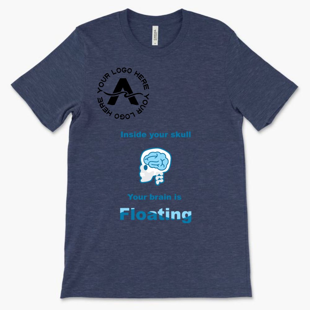 Inside your Skull Your Brain is Floating *With Your Logo*