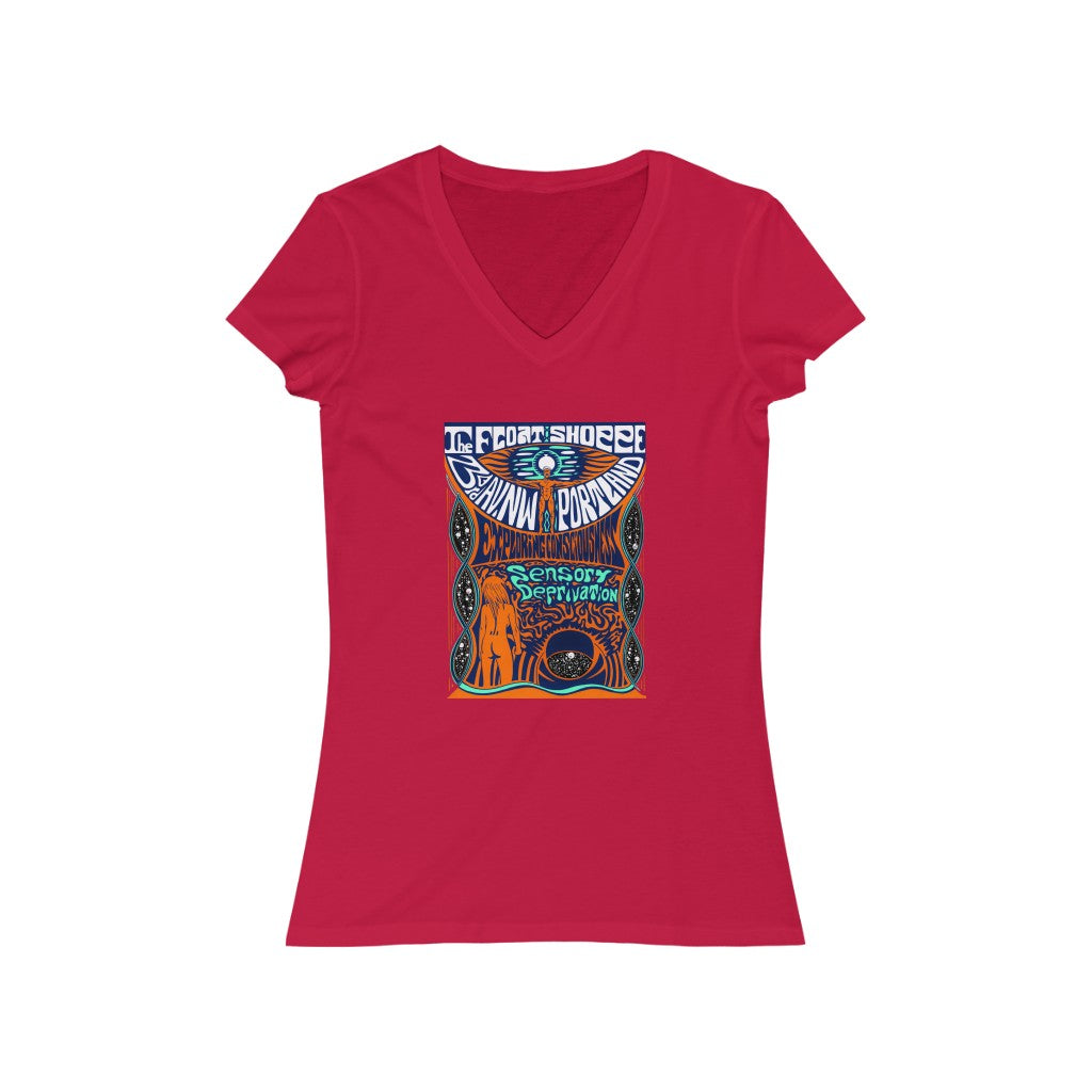 The Float Shoppe Retro - Short Sleeve V-Neck Tee