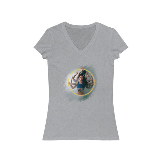 8 Arms -  Short Sleeve V-Neck Tee