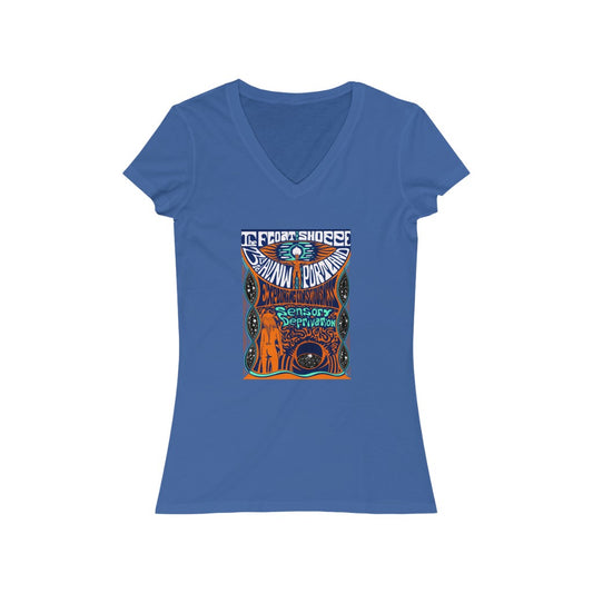 The Float Shoppe Retro -  Short Sleeve V-Neck Tee